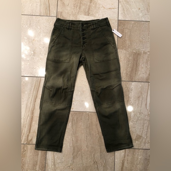 Anthropologie Pilcro and the Letterpress green The Wanderer Utility Pants - Picture 2 of 11